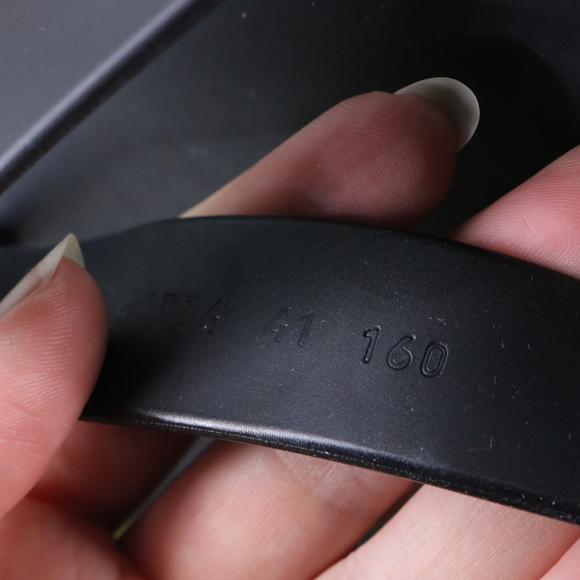 Gucci 41 Y2K Black Logo Shiny Rubber Platform Flip Flops Thongs Sandals E782 - Picture 4 of 16